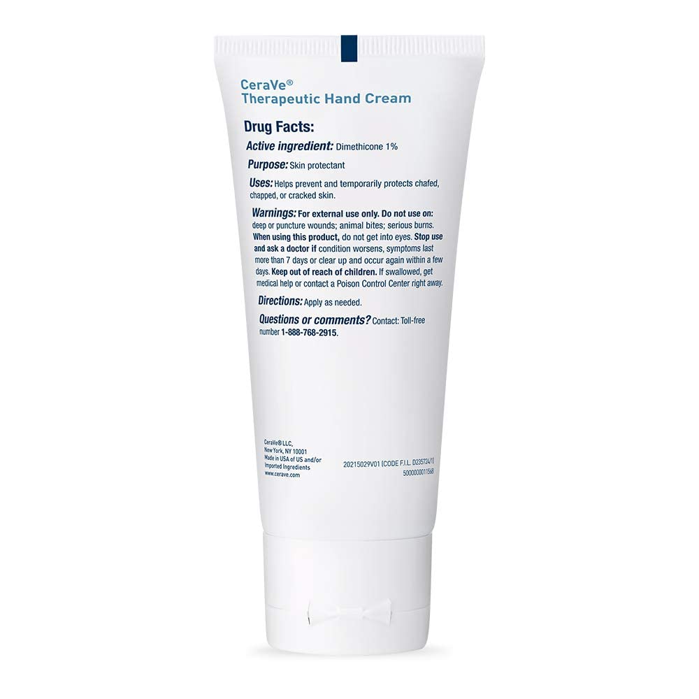 CeraVe Therapeutic Hand Cream For Normal to Dry Skin 3 Ounce (Pack Of 3) by Valeant Pharm North Ameri Beauty & Personal Care CeraVe