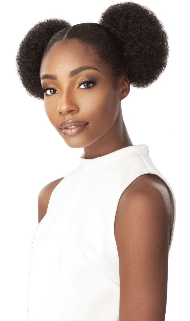 Outre Synthetic Quick Ponytail Afro Puffs Duo - Small
