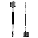 2pcs 3 Head Eyebrow Eyelash Shaper Eyelash Comb Double Head Brush Makeup Grooming Tool Cosmetic with 3 Different Spoolie Brushes for Separating Beauty & Personal Care MUIIGOOD