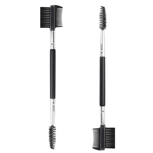 2pcs 3 Head Eyebrow Eyelash Shaper Eyelash Comb Double Head Brush Makeup Grooming Tool Cosmetic with 3 Different Spoolie Brushes for Separating Beauty & Personal Care MUIIGOOD