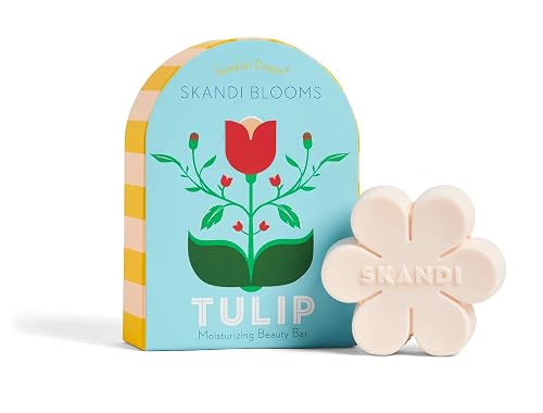 Kalastyle Swedish Dream SKANDI BLOOMS TULIP Bar Soap | Mositurizing Beauty Bar | Made with Sunflower Lechithin | Vegan and Cruelty-Free | 4.28 ounces Beauty & Personal Care Kalastyle