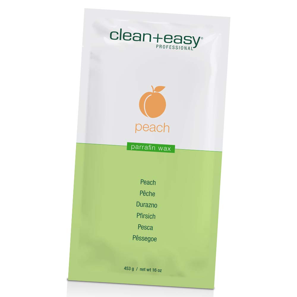 Clean + Easy Peach & Fennel Paraffin Wax Refills - Deeply Hydrating Moisturizing Paraffin Wax for Hand and Feet, Spa-Grade Treatment for Dry Skin, 16 Beauty and Personal Care Clean + Easy