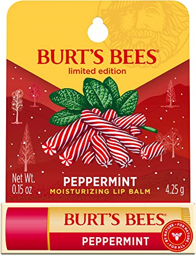 Burt's Bees Peppermint Lip Balm Blister for Unisex, 0.15 Ounce Beauty & Personal Care Burt's Bees