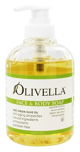 Olivella Virgin Olive Oil Face and Body Liquid Soap 10.14 oz (Pack of 3) Beauty & Personal Care Olivella