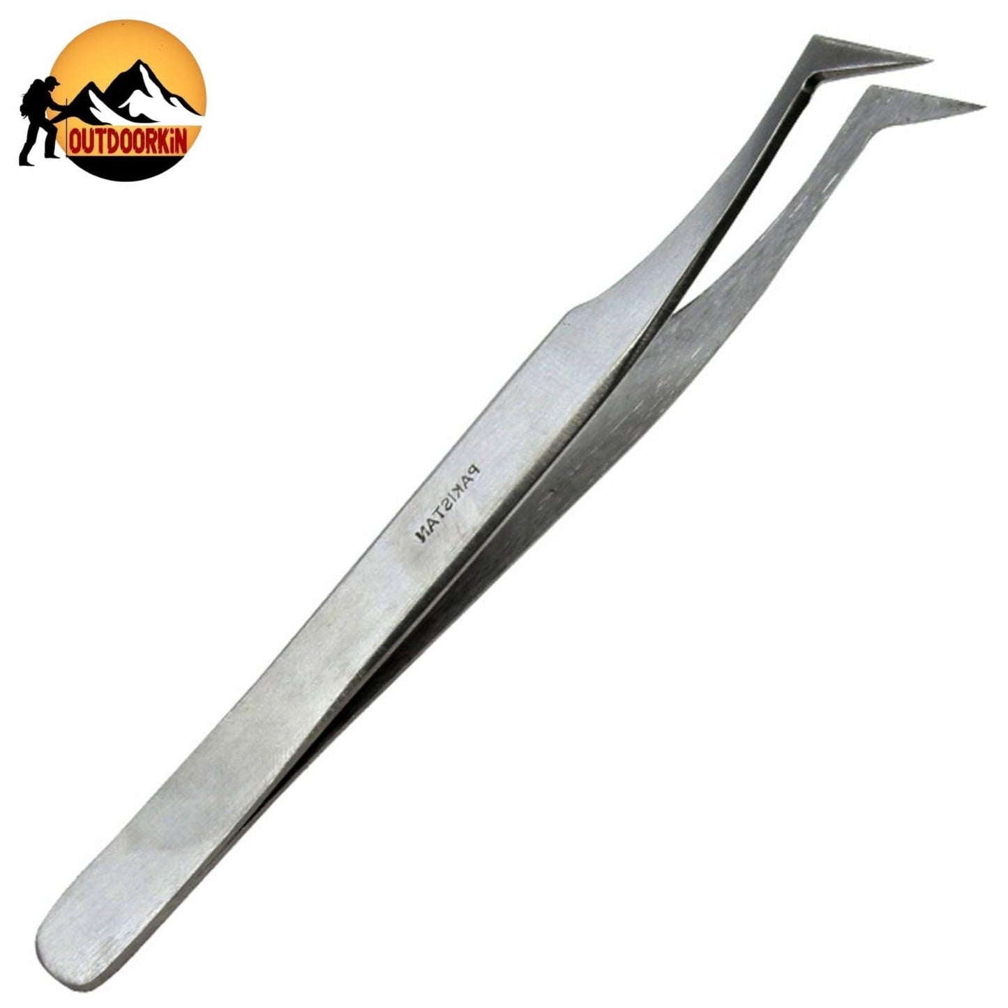 Tweezer for Ingrown Hair Steel Fine Curve Beak Style Pointy End Beauty and Personal Care Last Punch