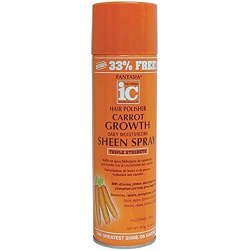 FANTASIA Ic Hair Polisher Carrot Growth Sheen Spray 14 Oz Beauty & Personal Care Fantasia