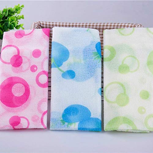 zxb-shop Exfoliating Washcloths 1Pcs Body Cleanliness Shower Bath Brushes, Sponges Scrubbers Body Washing Clean Exfoliate Puff Scrubbing Towel Wash Beauty and Personal Care zxb-shop