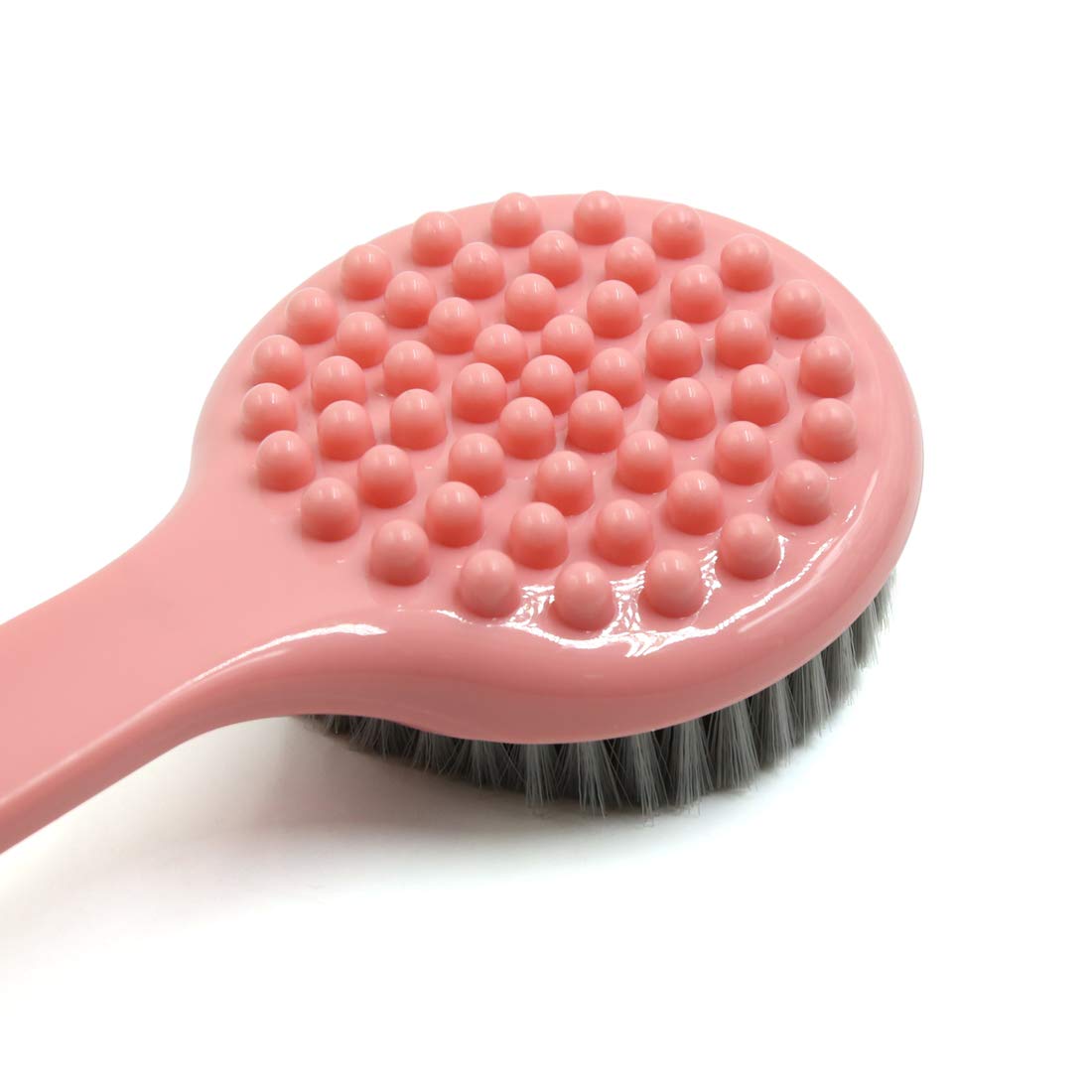 Ruilogod Pink Heart Pattern Soft Bristle Plastic Good Performance Body Brush Bath Shower Scrubber (id: 396 be4 d7c 7f9 487 Beauty and Personal Care Ruilogod