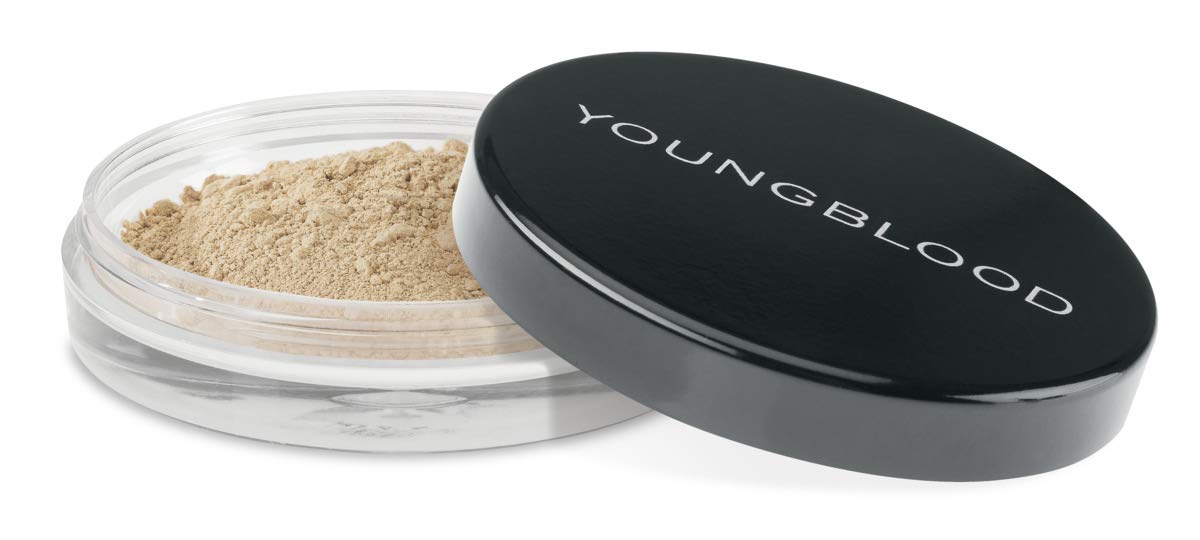 Youngblood Clean Luxury Cosmetics Natural Loose Mineral Foundation, Barely Beige | Loose Face Powder Foundation Mineral Illuminating Full Coverage Oil Beauty & Personal Care Youngblood