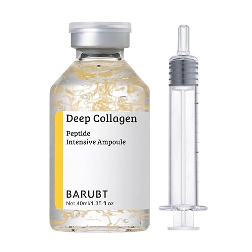 BARUBT Deep Collagen Peptide Intensive Ampoule, Korean Anti-Aging Facial Serum for Face Tightening, Lifting, Smoothing, Hydrating, 40ml, 2 Pack Beauty & Personal Care LIHUOMEI