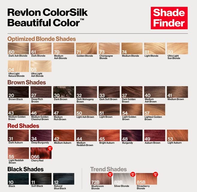 Revlon Colorsilk Haircolor, Medium Auburn Beauty & Personal Care REVLON
