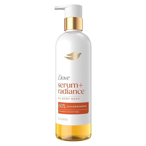Dove Serum+ Shower Oil Body Wash with Jojoba & Monoi Flower Oils, Radiance Hydrating Cleanser, 15.3 fl oz Beauty & Personal Care Dove