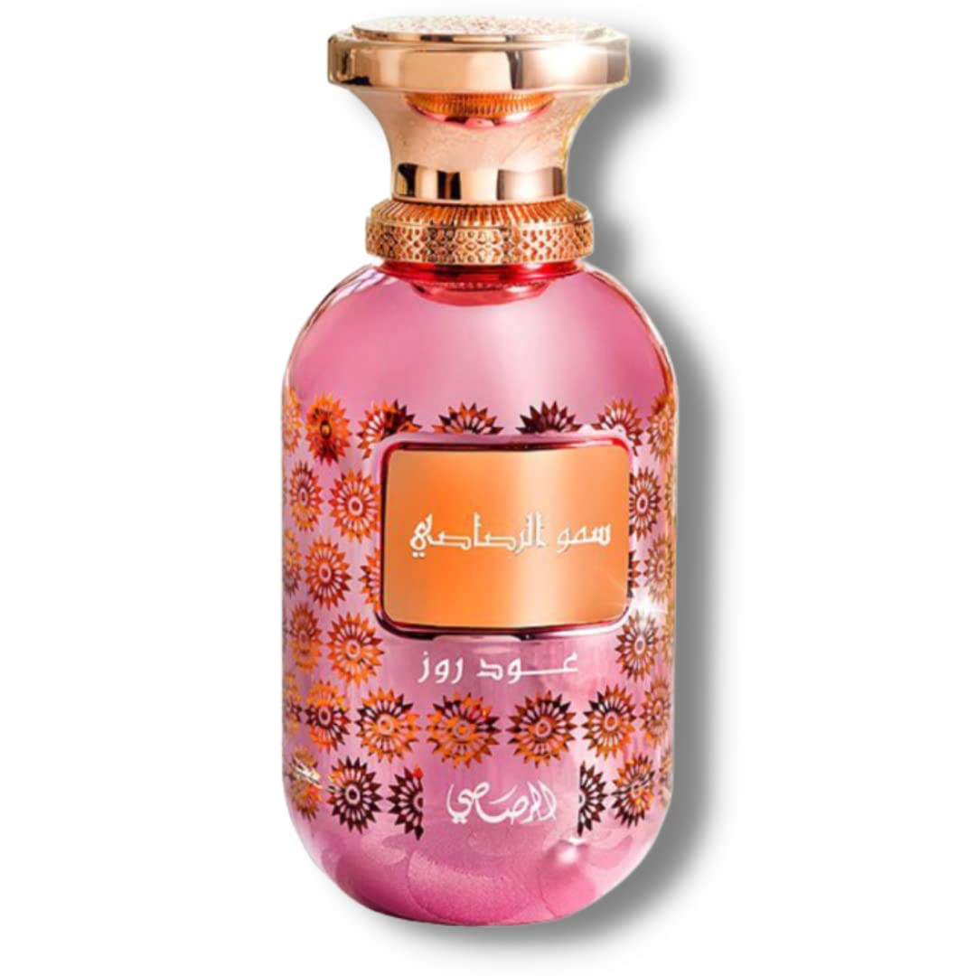 Rasasi Somow Al Oud Rose - Eau de Parfum 100ML (3.4 OZ) - Premium Arabian Perfume For Women, A Remarkable Women Perfume Long-Lasting Fragrance Beauty & Personal Care RASASI