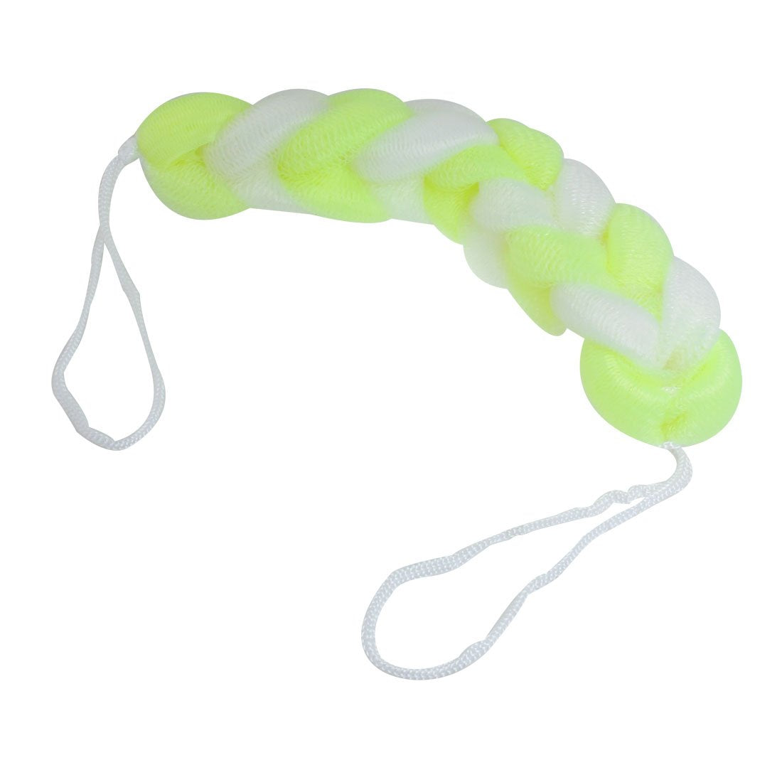 Ruilogod Green White Nylon Shower Mesh Sponge for Lady (id: 8d2 ef4 618 9e7 04d Beauty and Personal Care Ruilogod