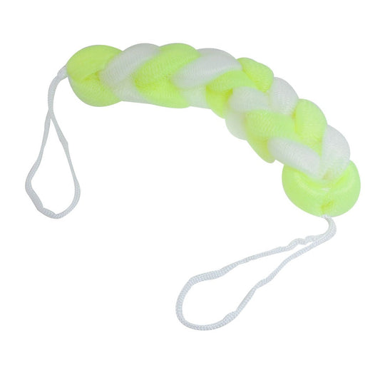 Ruilogod Green White Nylon Shower Mesh Sponge for Lady (id: 8d2 ef4 618 9e7 04d Beauty and Personal Care Ruilogod