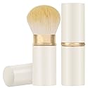 Falliny Retractable Kabuki Makeup Brush, Travel Face Blush Brush, Portable Powder Foundation Sunscreen Brush with Cover for Blush, Bronzer, Buffing Beauty & Personal Care Falliny
