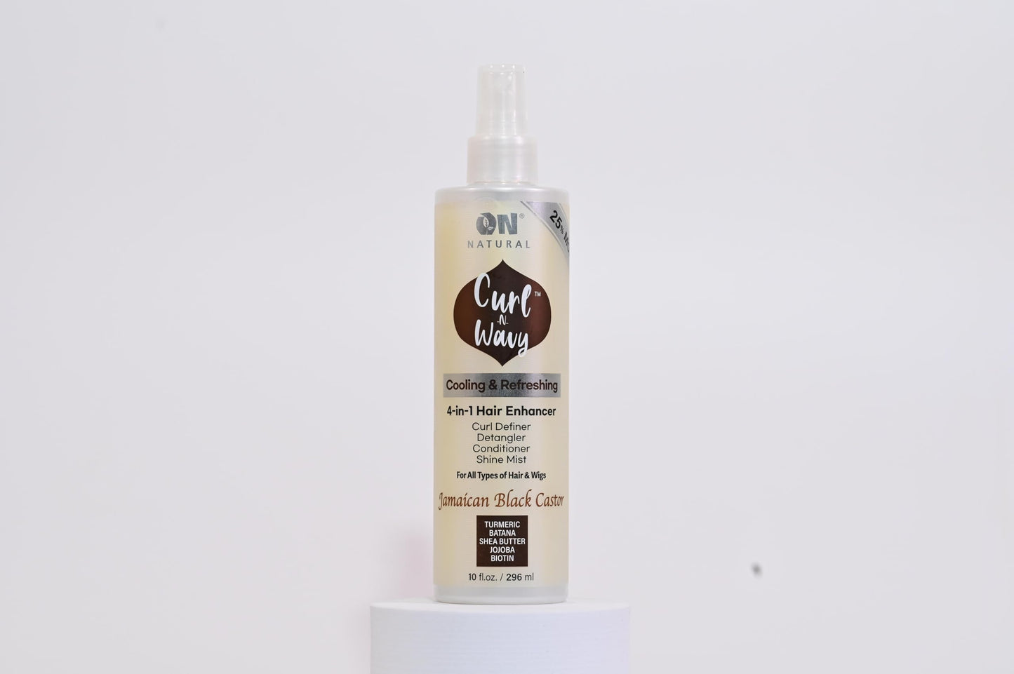 On Natural Curl-N-Wavy 4-in-1 Hair Enhancer For All Hair Texture [Jamaican Black Castor] 10 OZ Beauty & Personal Care On Natural