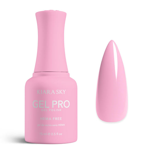 KIARA SKY Gel Pro HEMA-Free Gel Nail Polish | Full Coverage, 28+ Day Wear, Self-Leveling, UV/LED Soak-Off, 0.5 fl oz | The It Girl #062