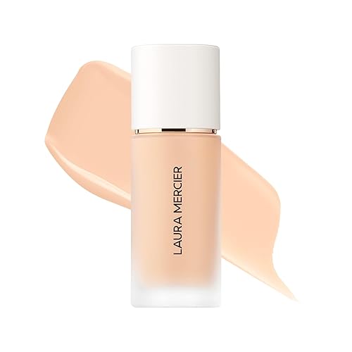Laura Mercier Real Flawless Weightless Perfecting Waterproof Liquid Foundation: Medium-Buildable Coverage, 12 HR Fade-Proof Wear, Natural Finish Beauty & Personal Care Laura Mercier