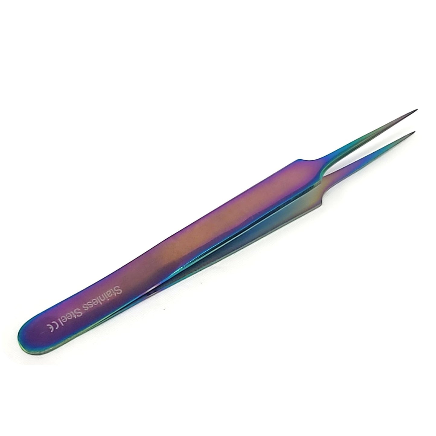 Heavy Duty Stainless Steel 3D 5D 6D Volume Eyelash Extension Tweezers Fine Point (A2ZSCILAB) ("A" Type Straight Plasma Coated) Beauty and Personal Care A2Z SCILAB