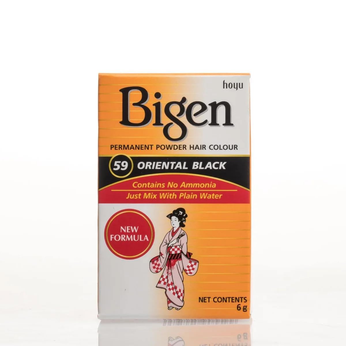 Bigen Permanent Powder Hair Color 59 Oriental Black 1 ea (Pack of 6) Beauty & Personal Care Bigen