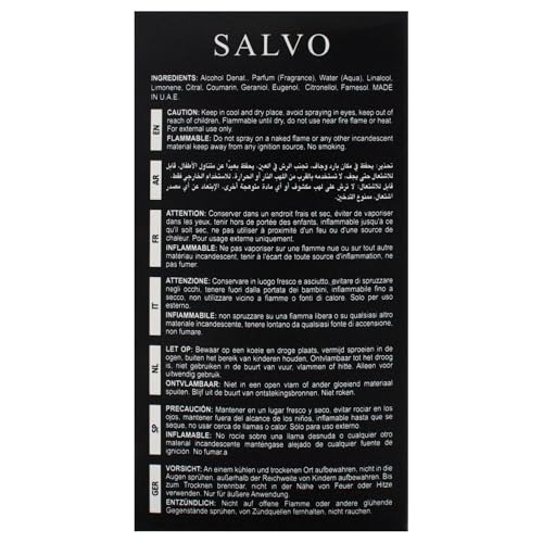 Salvo Intense by Maison Alhambra for Men - 3.4 oz EDP Spray Beauty & Personal Care Maison Alhambra