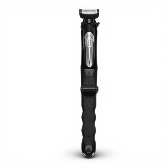 Back Trimmer for Men, Mens Electric Back Shavers with Removable and Extendable Long Handle, Manscape Groin and Body Hair Trimmer for Men, Wet Dry Body Beauty and Personal Care Heayzoki