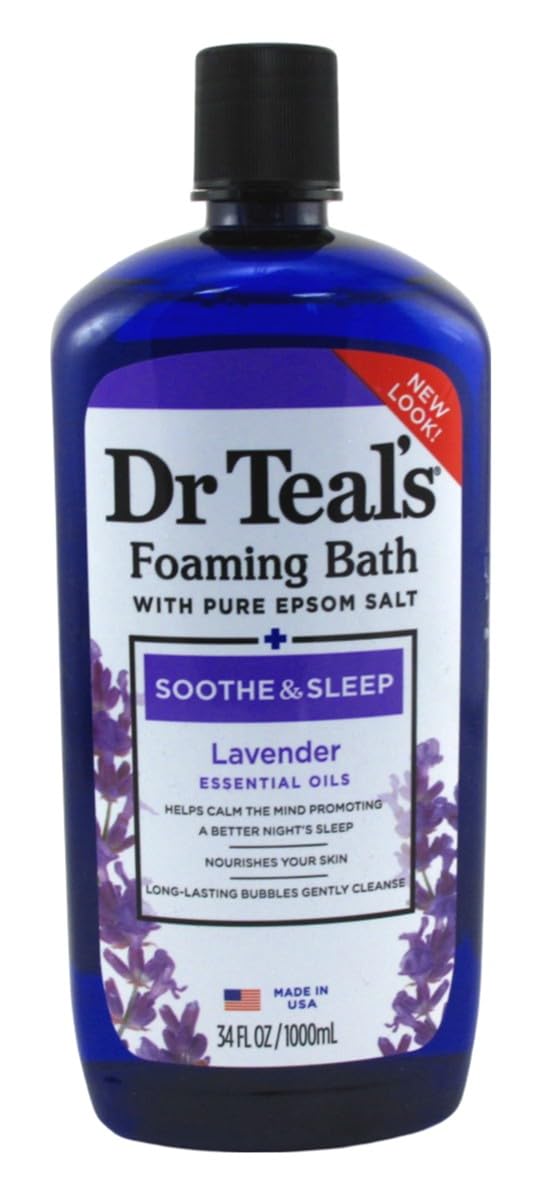 Dr. Teal's Foaming Bath, Lavender, 34 Fluid Ounce,Pack of 2 Beauty and Personal Care Dr Teal's