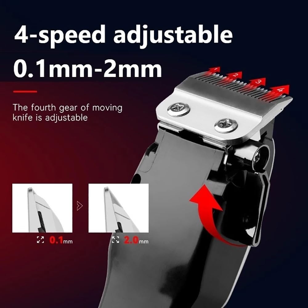 GLESVOWIO Pro Hair Clipper Electric Cut Cordless Trimmer Men Professional Machine Rechargeable Barber Beauty and Personal Care GLESVOWIO