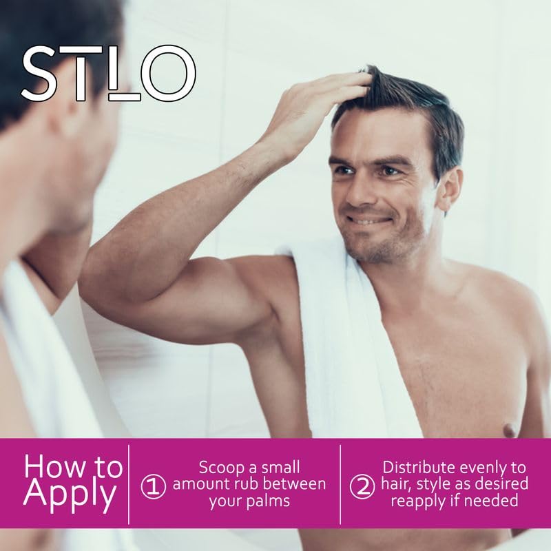 STLO Gloss Finish Styling Gel - Flexible Strong Hold No Flakes - Moisture Lock for Healthy Hair - 10 Oz Beauty & Personal Care STLO