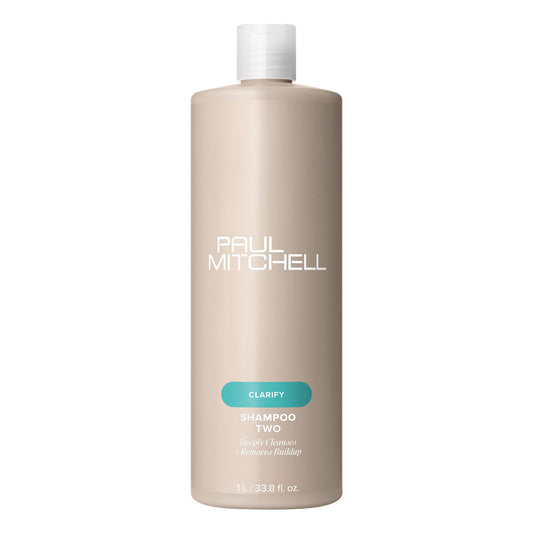 Paul Mitchell Shampoo Two, Clarifying Shampoo, Deep Cleanses + Removes Buildup, For All Hair Types, Especially Oily Hair, 33.8 fl. oz. Beauty & Personal Care Paul Mitchell