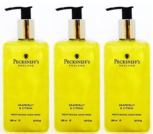 Pecksniff's Grapefruit & Citron Hand Wash 16.9 Fl Oz set of 3 Beauty & Personal Care Pecksniff's