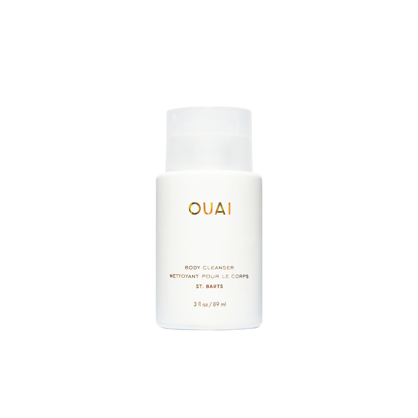 OUAI Body Cleanser, St. Barts Travel Size - Foaming Body Wash with Jojoba Oil & Rosehip Oil to Hydrate, Balance & Soften Skin - Paraben, Phthalate Beauty & Personal Care OUAI