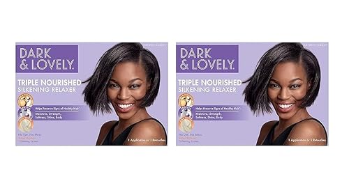 SoftSheen-Carson Dark and Lovely Healthy Gloss 5 Moisturizing No-Lye Relaxer with Shea Butter, Super, 2 Count Beauty & Personal Care SoftSheen