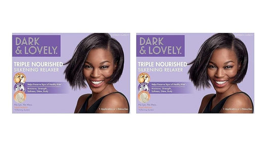 SoftSheen-Carson Dark and Lovely Healthy Gloss 5 Moisturizing No-Lye Relaxer with Shea Butter, Super, 2 Count Beauty & Personal Care SoftSheen