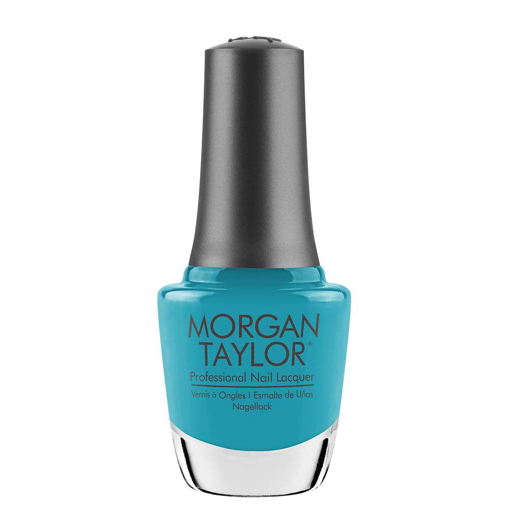Morgan Taylor Professional Nail Lacquer Blues, Blue Nail Polish, Long Lasting Nail Lacquer, 0.5 Fl Oz