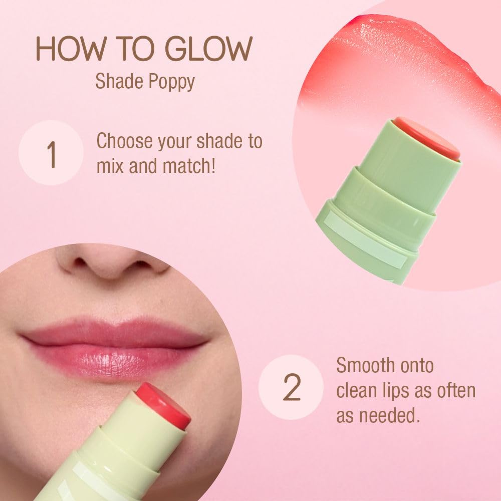 Pixi Beauty +Hydra LipTreat - Tinted Hydrating Lip Balms - In Shade Poppy - 0.16 oz / 4.8 g Beauty and Personal Care Pixi