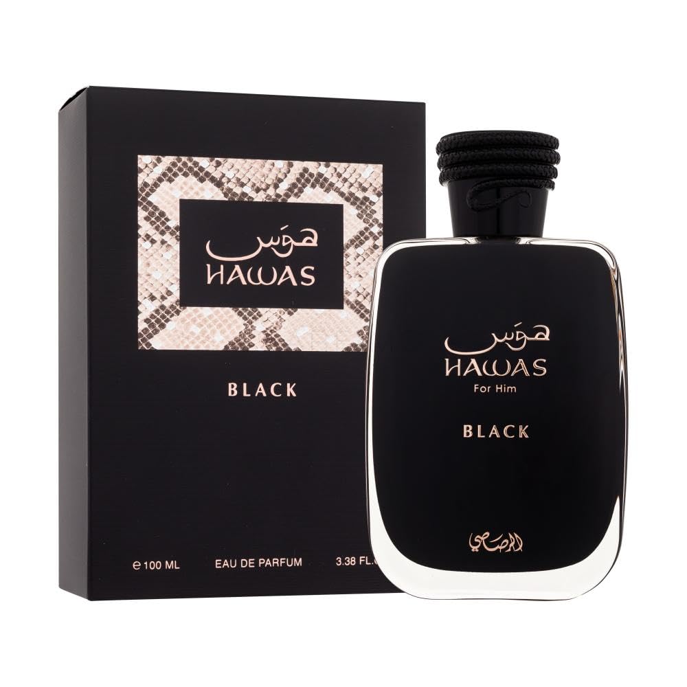 RASASI Hawas Black EDP For Men 3.38 Fl Oz Beauty & Personal Care RASASI