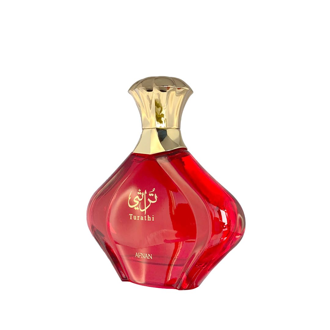 Afnan Turathi Red Eau de Parfum for Women, 3.0 Fl. Oz Beauty & Personal Care Afnan