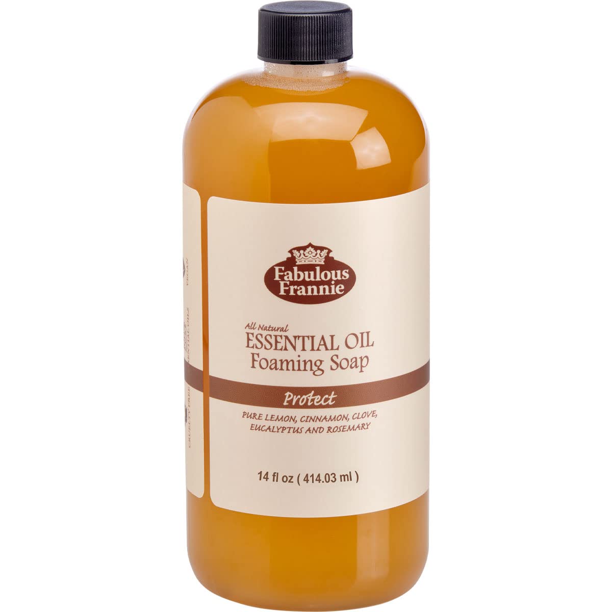 Fabulous Frannie Protect Foaming Hand Soap REFILL Made with All Natural Pure Undiluted Essential Oils 14oz (Pack of 1) Beauty & Personal Care Fabulous Frannie
