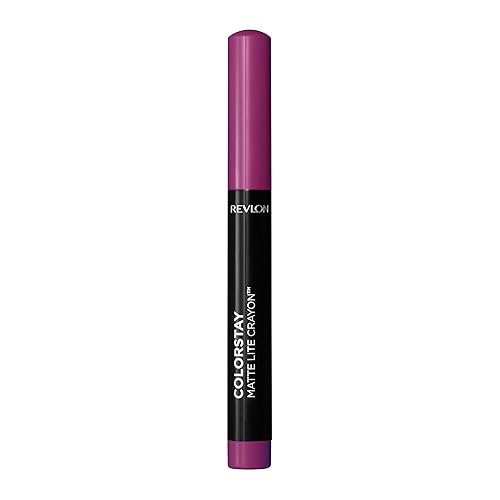 REVLON ColorStay Matte Lite Crayon Lipstick with Built-in Sharpener, Smudge-proof, Water-Resistant Non-Drying Lipcolor, 005 Sky High, 0.049 oz Beauty & Personal Care REVLON