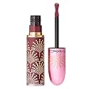 MAC Limited Edition Bubbles & Bows Collection Powder Kiss Liquid Lipcolour - Cheers Dears (Red Wine) - 0.17 fl oz / 5 mL Beauty & Personal Care MAC