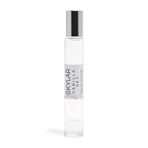 Vanilla Sky Perfume By Skylar - Travel-Sized Rollerball - Paraben-Free, Phthalate-Free, Vegan,and Cruelty-Free Fragrance - Rich, Warm, Creamy - Notes Beauty & Personal Care Skylar
