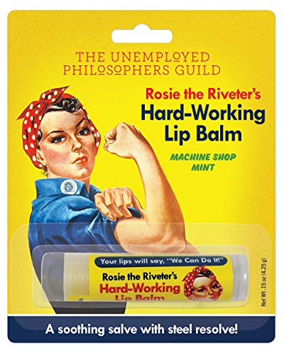 Rosie The Riveter's Hard-Working Lip Balm - Made in the USA Beauty & Personal Care The Unemployed Philosophers Guild