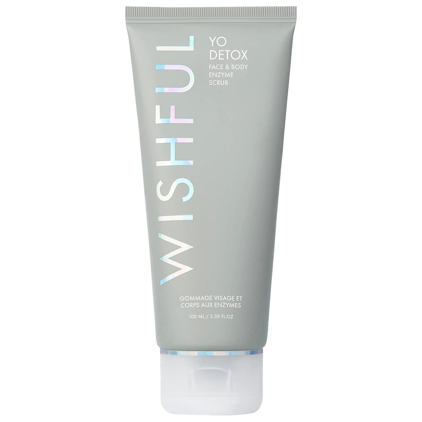 Wishful Yo Detox Charcoal Face & Body Enzyme Scrub 3.38 oz/ 100 mL Beauty & Personal Care WISHFUL