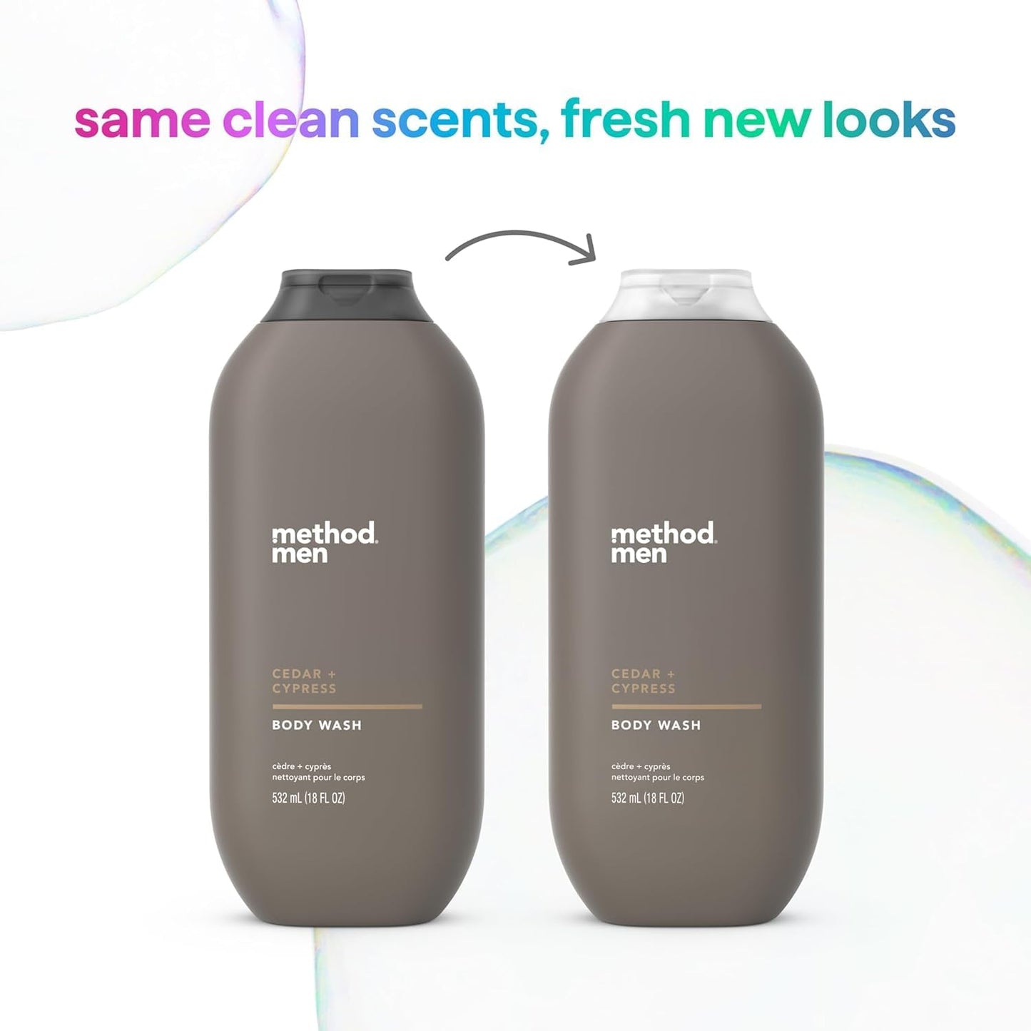 Method Men Body Wash, Cedar + Cypress, Paraben and Phthalate Free, 18 fl oz (Pack of 1) Beauty & Personal Care Method