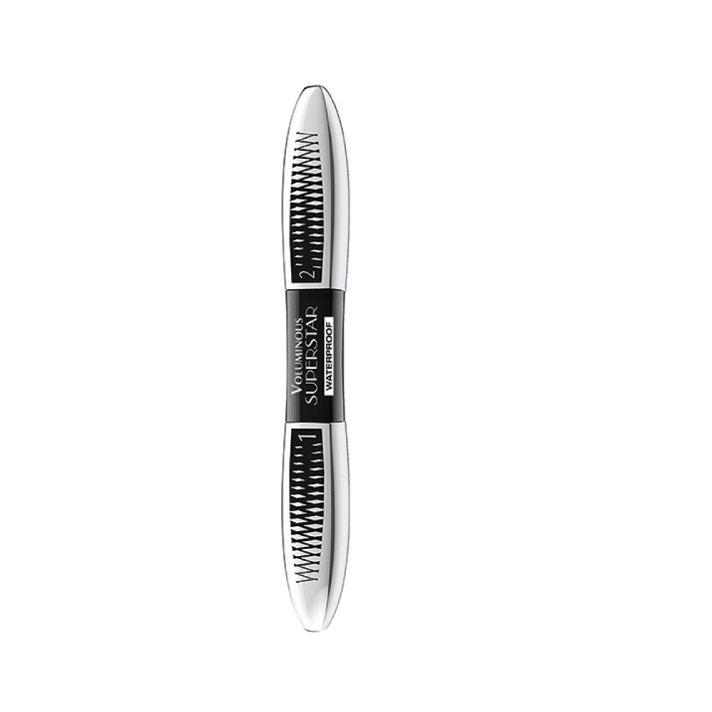 L'Oreal Paris Cosmetics Voluminous Superstar Mascara, Waterproof, Black, 0.41 Fl. Oz, 1 Count Beauty & Personal Care L'Oreal Paris