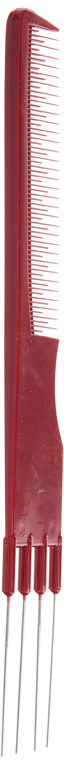 Krest Goldilocks Lift Teasing Comb with Metal Prong Heat Resistan Comb. 7.75 In.