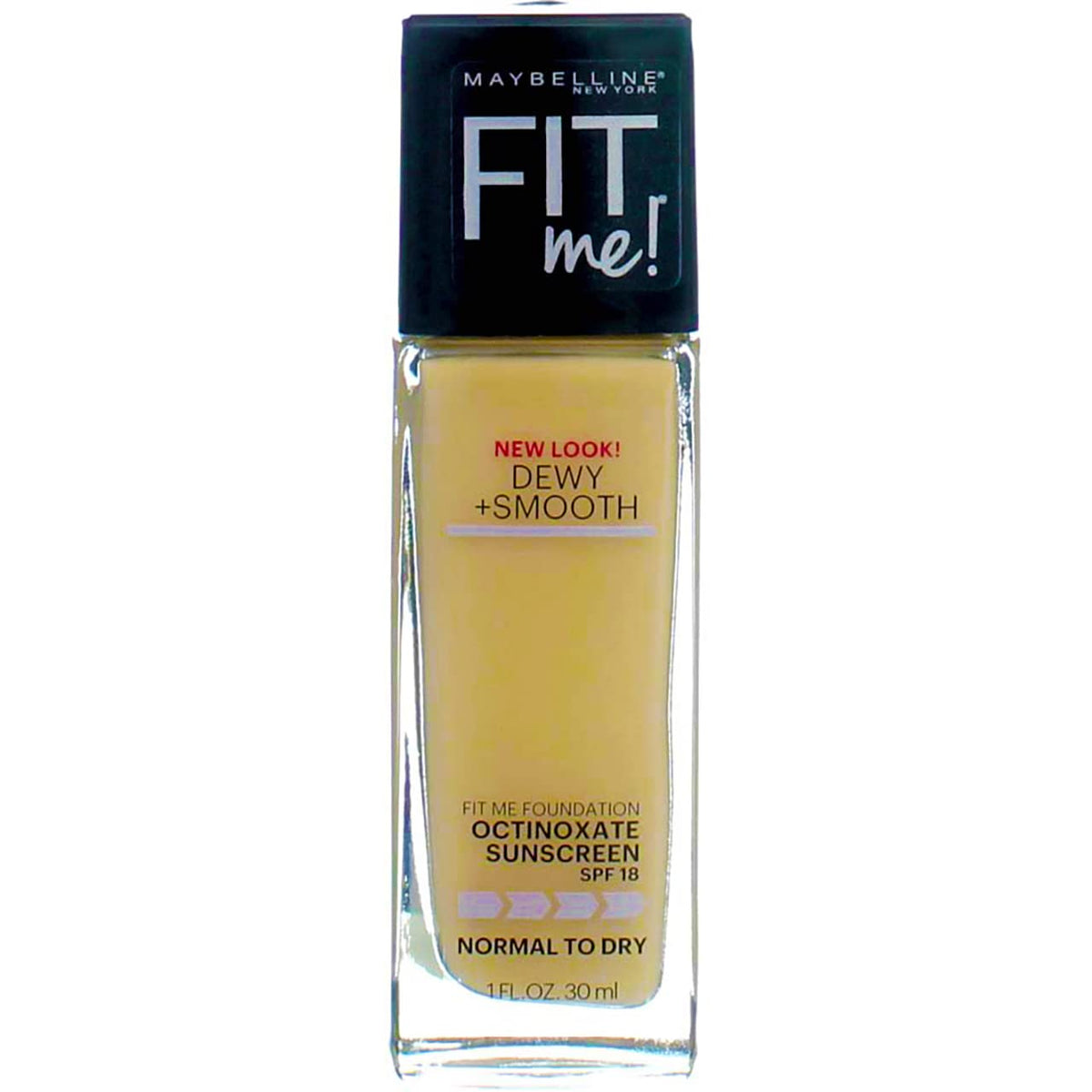 Maybelline Fit Me Dewy + Smooth Foundation, Porcelain, 1 fl. oz. (Packaging May Vary) Beauty & Personal Care MAYBELLINE