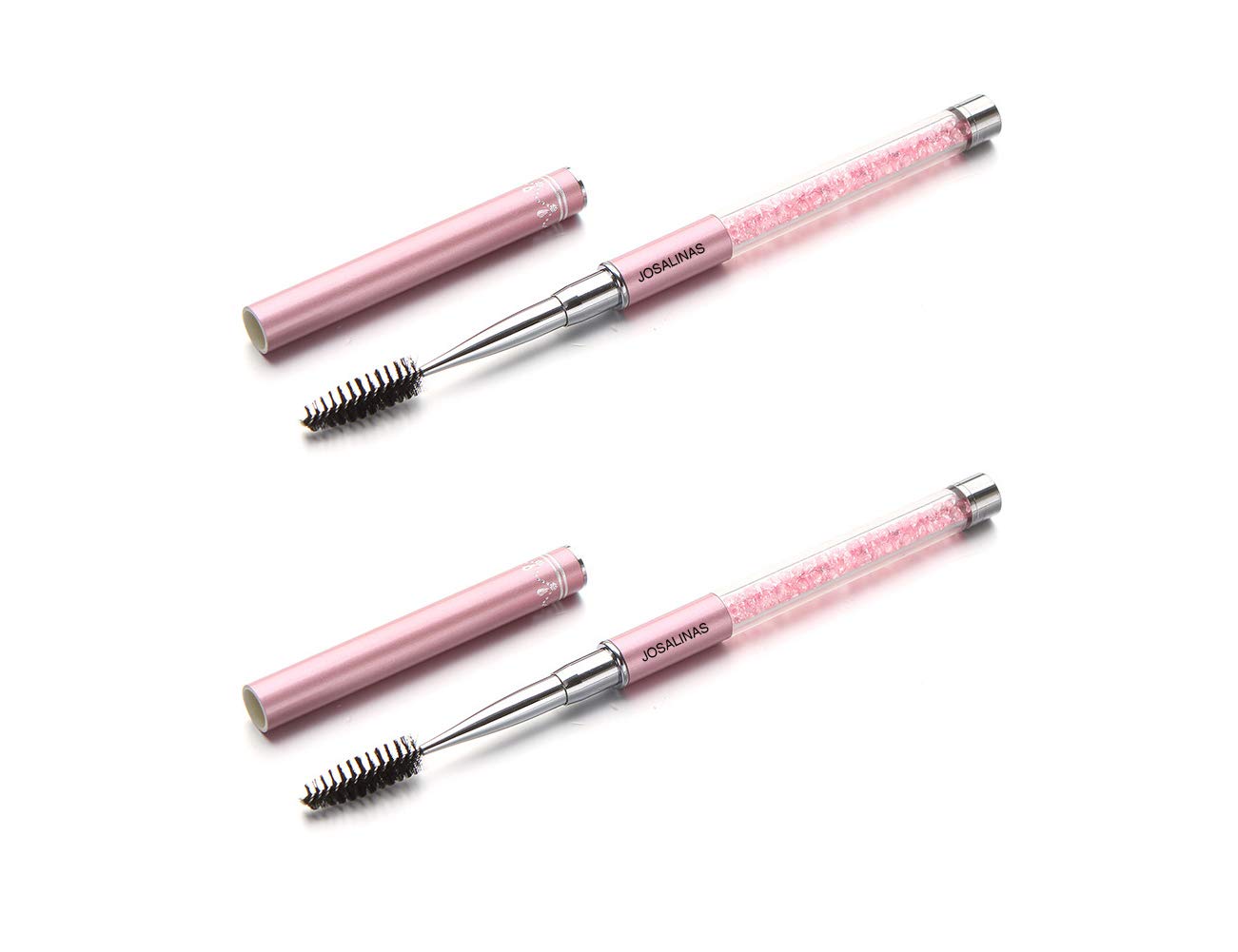 JOSALINAS 2PCS Mascara Brushes Eyebrow Eyelash Brushes Mascara Wands Applicators Eye Brushes Portable Cosmetic Brushes with Cap Spoolies Brushes Beauty & Personal Care JOSALINAS